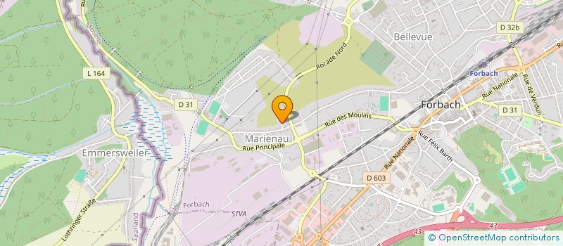 localisation de l'entreprise MADAME ANGELIQUE BECK  FORBACH