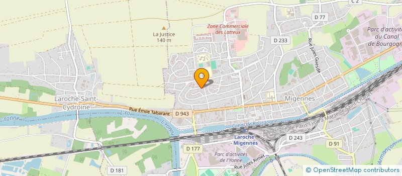 localisation de l'entreprise MADAME ANGELIQUE BEGEY  MIGENNES