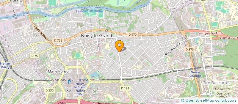 localisation de l'entreprise MADAME ANGELIQUE BEGRAND à NOISY-LE-GRAND