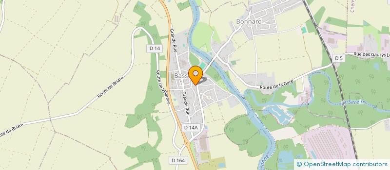 localisation de l'entreprise MADAME ANGELIQUE BEGUIGNE  VILLIERS-VINEUX