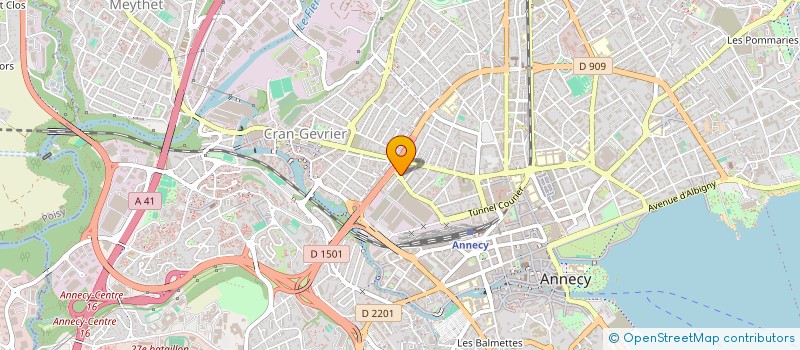 localisation de l'entreprise MADAME ANGELIQUE BEL à ANNECY