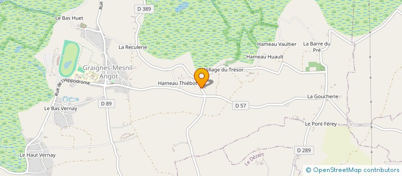 localisation de l'entreprise MADAME ANGELIQUE BELLIARD  GRAIGNES-MESNIL-ANGOT