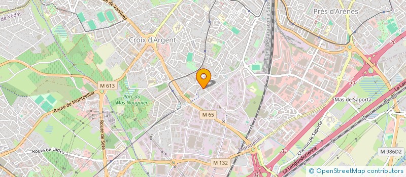 localisation de l'entreprise MADAME ANGELIQUE BEN FINOT à MONTPELLIER