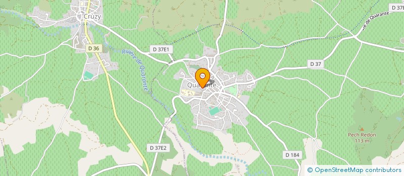 localisation de l'entreprise MADAME ANGELIQUE BENAVENT  CAPESTANG