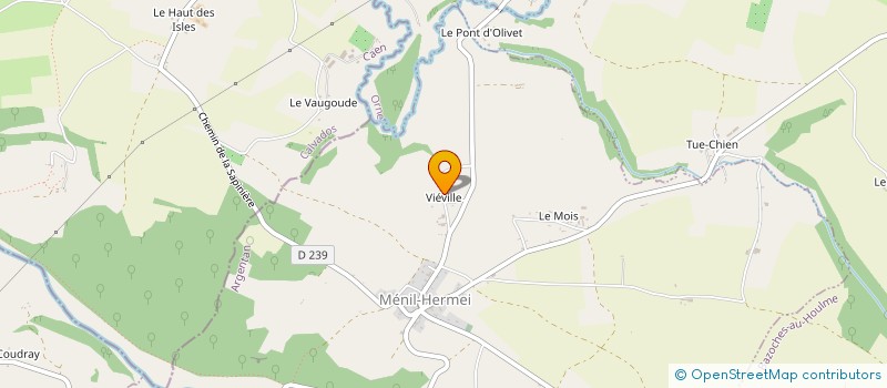 localisation de l'entreprise MADAME ANGELIQUE BEREAUX à MENIL-HERMEI