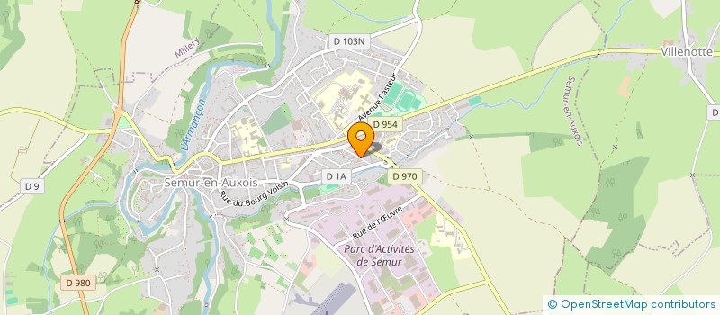 localisation de l'entreprise MADAME ANGELIQUE BERNARD  SEMUR-EN-AUXOIS