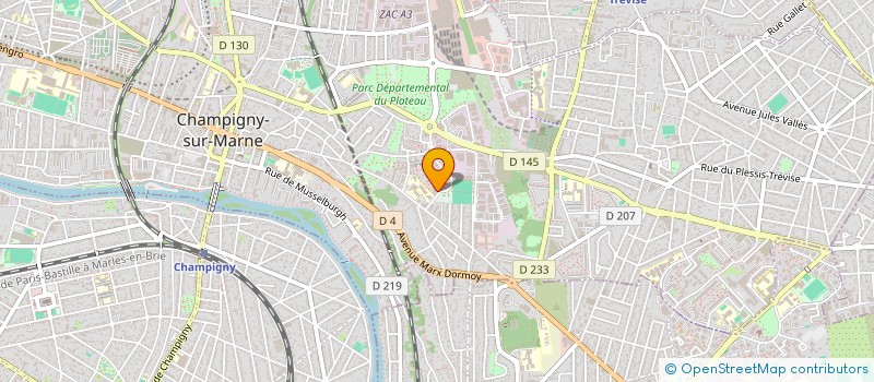 localisation de l'entreprise MADAME ANGELIQUE BERNARDINO  CHAMPIGNY-SUR-MARNE