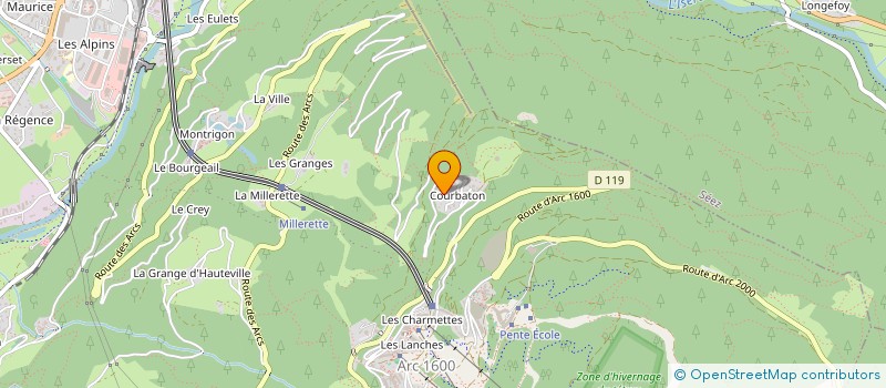 localisation de l'entreprise MADAME ANGELIQUE BERTHELOT  BOURG-SAINT-MAURICE