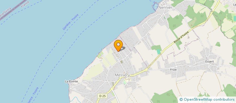 localisation de l'entreprise MADAME ANGELIQUE BERTHET  MESSERY