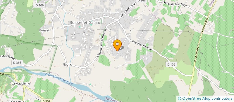 localisation de l'entreprise MADAME ANGELIQUE BESNARD  BOISSET-ET-GAUJAC