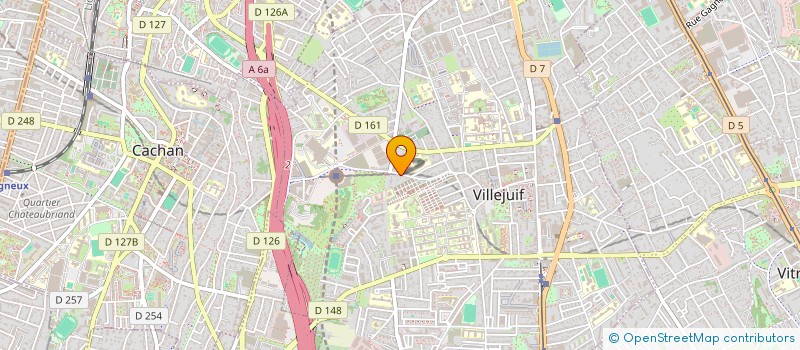 localisation de l'entreprise MADAME ANGELIQUE BILLAULT  VILLEJUIF