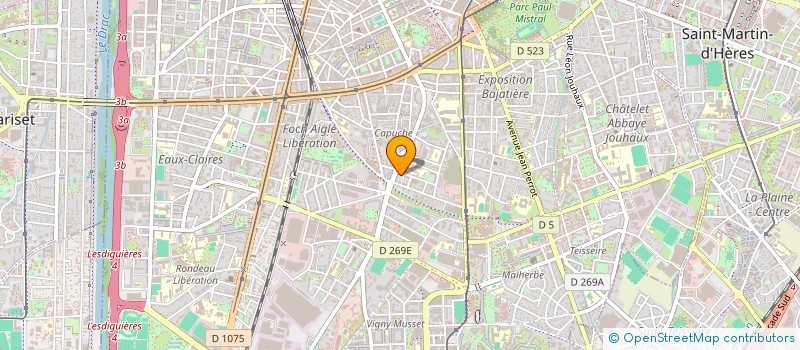 localisation de l'entreprise MADAME ANGELIQUE BITTES à GRENOBLE