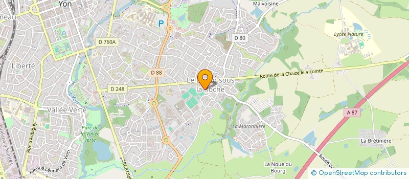 localisation de l'entreprise MADAME ANGELIQUE BLONDEAU à LA ROCHE-SUR-YON