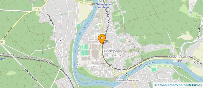 localisation de l'entreprise MADAME ANGELIQUE BODIN  CHAMPAGNE-SUR-SEINE