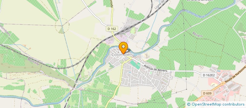 localisation de l'entreprise MADAME ANGELIQUE BOILLOT à COLOMBIERS