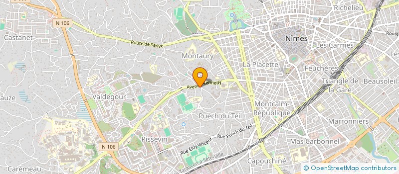 localisation de l'entreprise MADAME ANGELIQUE BOISSON  NIMES