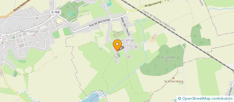 localisation de l'entreprise MADAME ANGELIQUE BONINGRE-FLICK  RACRANGE