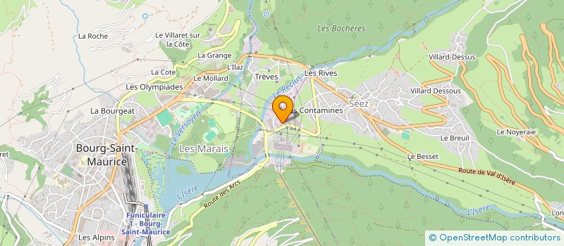 localisation de l'entreprise MADAME ANGELIQUE BONNAUD  UGINE