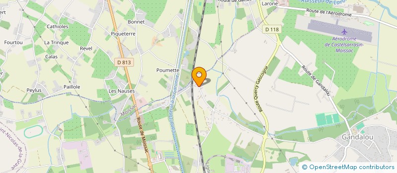 localisation de l'entreprise MADAME ANGELIQUE BONNIEU  CASTELSARRASIN