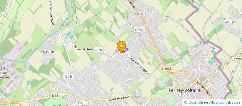 localisation de l'entreprise MADAME ANGELIQUE BONNY à PREVESSIN-MOENS