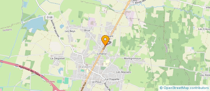 localisation de l'entreprise MADAME ANGELIQUE BORDET à FEILLENS
