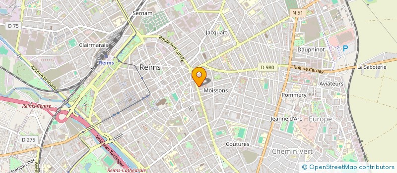 localisation de l'entreprise MADAME ANGELIQUE BOTHEREL  REIMS