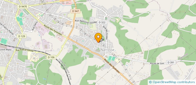 localisation de l'entreprise MADAME ANGELIQUE BOUBET  NARROSSE