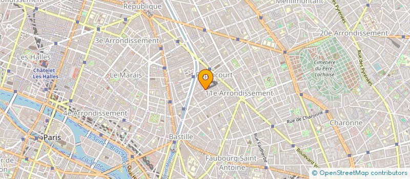 localisation de l'entreprise MADAME ANGELIQUE BOUDET  PARIS