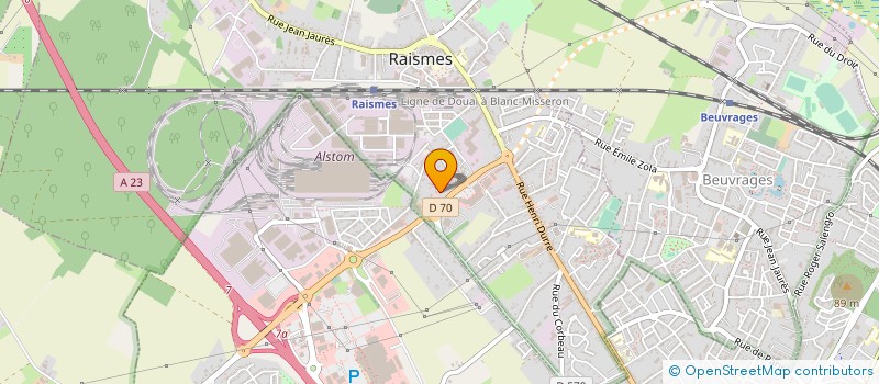 localisation de l'entreprise MADAME ANGELIQUE BOUDRENGHIEN  RAISMES