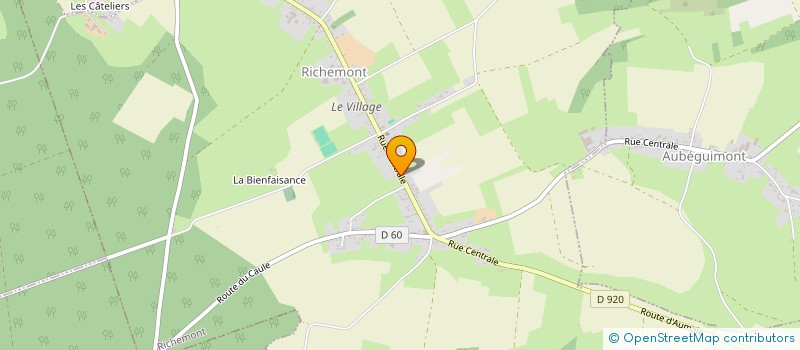 localisation de l'entreprise MADAME ANGELIQUE BOUFFARD  AUBEGUIMONT