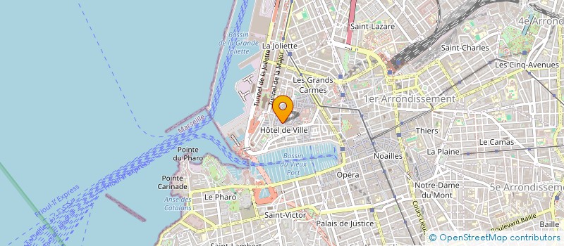 localisation de l'entreprise MADAME ANGELIQUE BOURDON  MARSEILLE