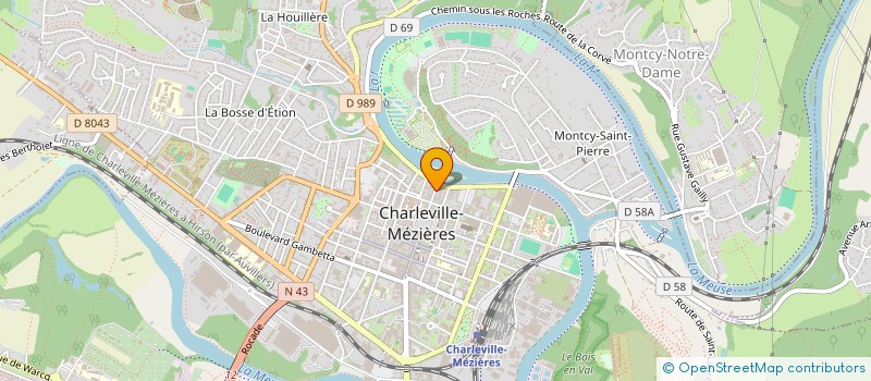 localisation de l'entreprise MADAME ANGELIQUE BOURGEOIS à PRIX-LES-MEZIERES