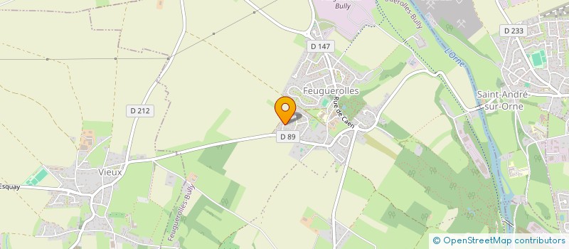 localisation de l'entreprise MADAME ANGELIQUE BOURNE  FEUGUEROLLES-BULLY