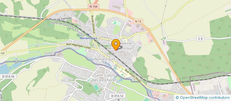 localisation de l'entreprise MADAME ANGELIQUE BOURNOT  LA MADELEINE-DE-NONANCOURT