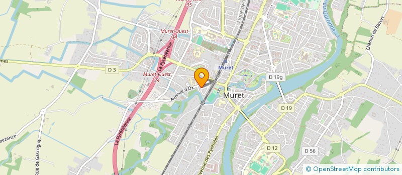 localisation de l'entreprise MADAME ANGELIQUE BOUTAUD  MURET