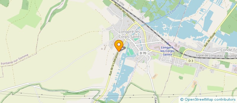 localisation de l'entreprise MADAME ANGELIQUE BOUTIGNY  LONGPRE-LES-CORPS-SAINTS