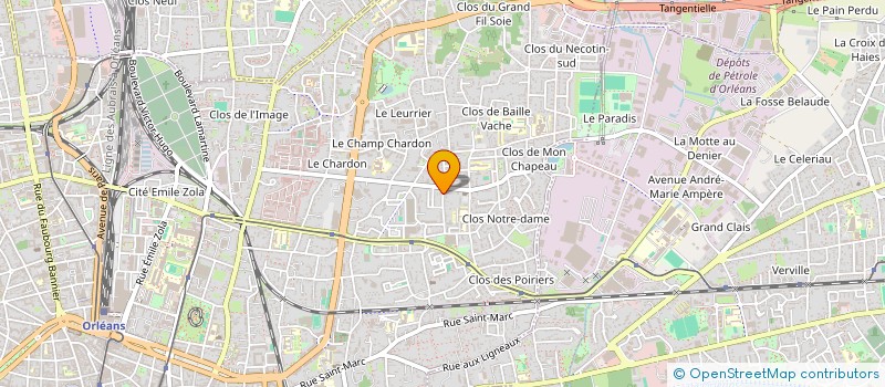 localisation de l'entreprise MADAME ANGELIQUE BOUTIN à ORLEANS