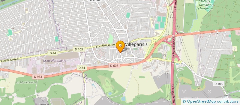 localisation de l'entreprise MADAME ANGELIQUE BOUVRANDE à VILLEPARISIS