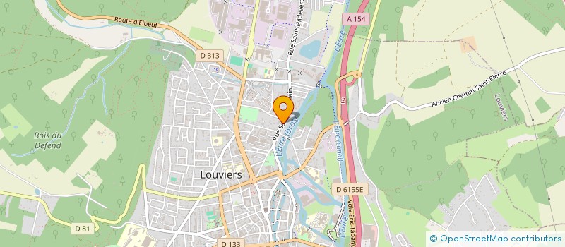 localisation de l'entreprise MADAME ANGELIQUE BOYARD  LOUVIERS