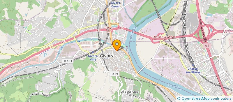 localisation de l'entreprise MADAME ANGELIQUE BOYER  GIVORS