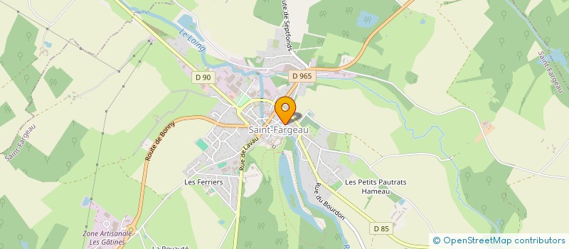 localisation de l'entreprise MADAME ANGELIQUE BREUILLER  SAINT-FARGEAU