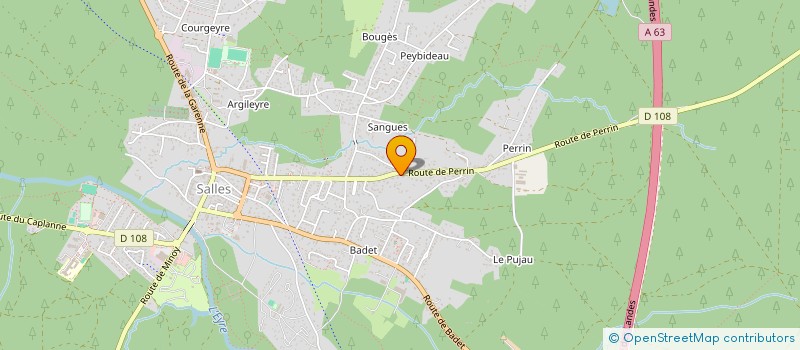 localisation de l'entreprise MADAME ANGELIQUE BRILLAUD  SALLES