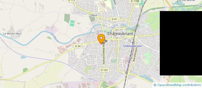 localisation de l'entreprise MADAME ANGELIQUE BROCHARD à CHATEAUBRIANT