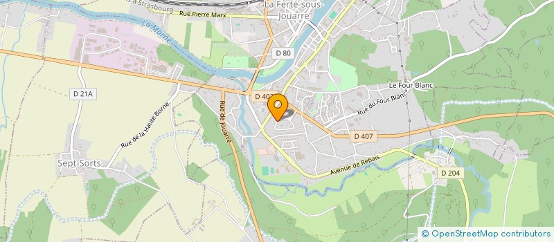localisation de l'entreprise MADAME ANGELIQUE BROCHET à LA FERTE-SOUS-JOUARRE