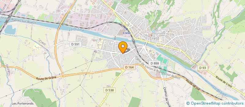 localisation de l'entreprise MADAME ANGELIQUE BRUNET à CREST