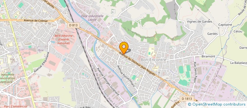 localisation de l'entreprise MADAME ANGELIQUE CABEDO  BON-ENCONTRE