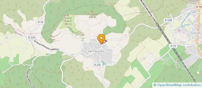 localisation de l'entreprise MADAME ANGELIQUE CACHO  VERNEGUES