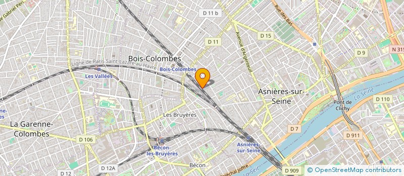 localisation de l'entreprise MADAME ANGELIQUE CADORET à ASNIERES-SUR-SEINE