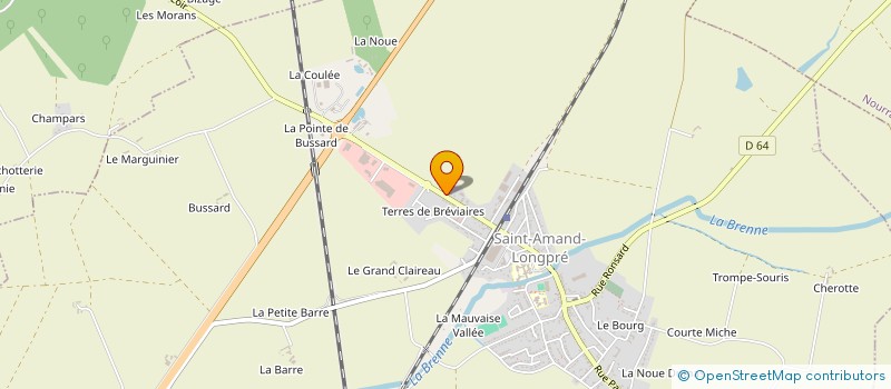 localisation de l'entreprise MADAME ANGELIQUE CALLU  SAINT-AMAND-LONGPRE