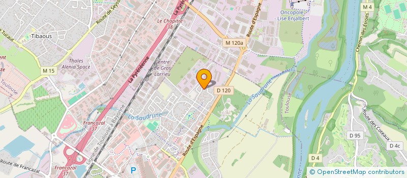 localisation de l'entreprise MADAME ANGELIQUE CALMELS  PORTET-SUR-GARONNE